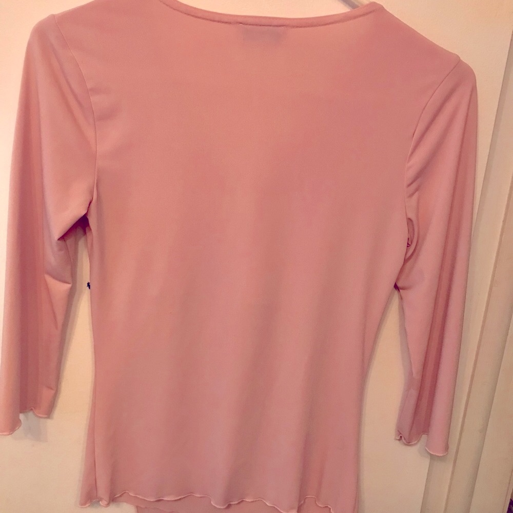 Byerwear Pink Wrap Blouse - Picture 2 of 2